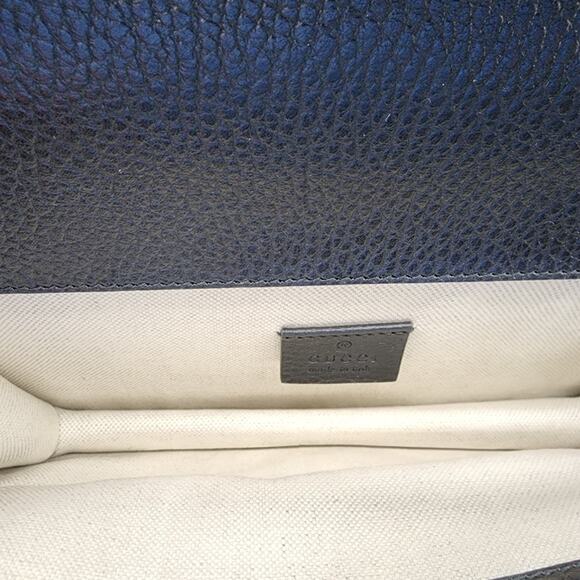 Gucci Small Dionysus Shoulder Bag Pebbled Calfskin Leather Black - New - Picture 4 of 8